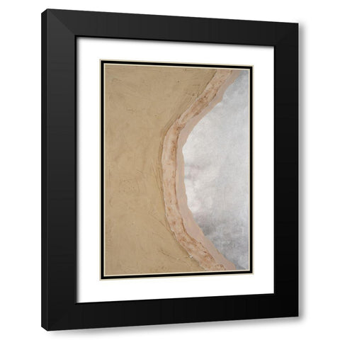 Silver Lake III Black Modern Wood Framed Art Print with Double Matting by Willett, Michael