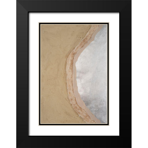 Silver Lake III Black Modern Wood Framed Art Print with Double Matting by Willett, Michael