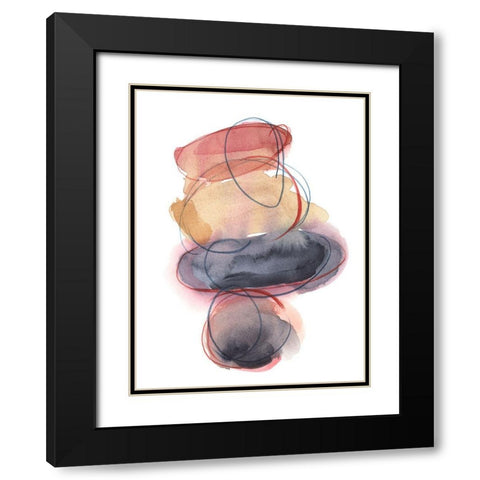 Balancing Act I Black Modern Wood Framed Art Print with Double Matting by Harper, Ethan
