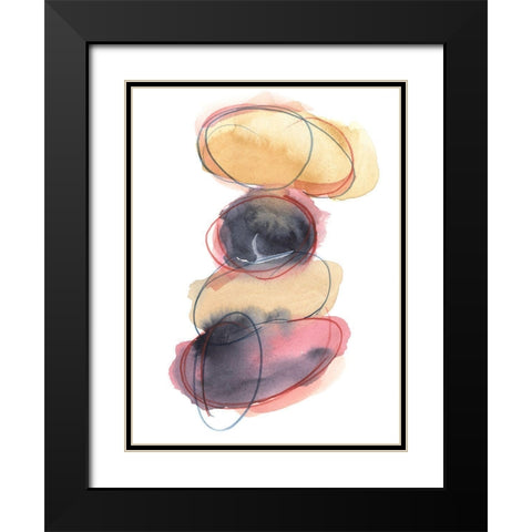 Balancing Act II Black Modern Wood Framed Art Print with Double Matting by Harper, Ethan