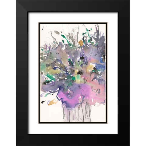 All that Glitters II Black Modern Wood Framed Art Print with Double Matting by Dixon, Samuel