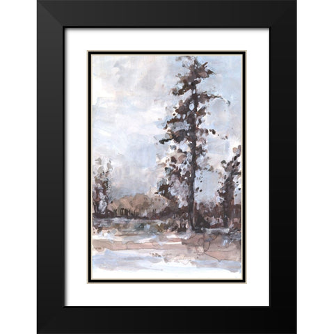 Vintage Tree Moment II Black Modern Wood Framed Art Print with Double Matting by Dixon, Samuel