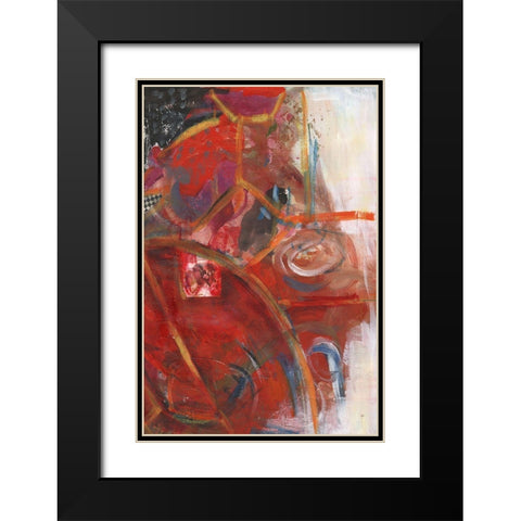 City Life I Black Modern Wood Framed Art Print with Double Matting by Combs, Joyce