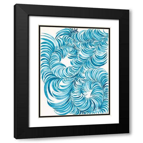 Quiet Harmony I Black Modern Wood Framed Art Print with Double Matting by Moore, Regina