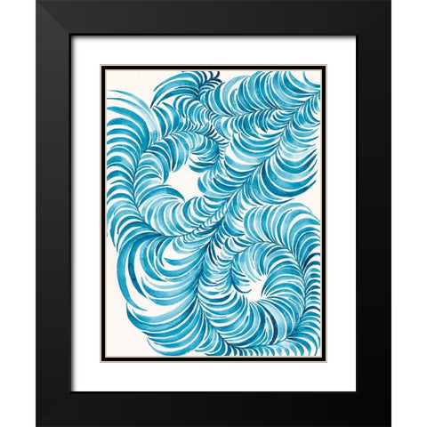 Quiet Harmony I Black Modern Wood Framed Art Print with Double Matting by Moore, Regina