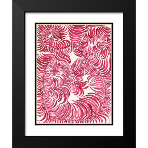 Quiet Harmony II Black Modern Wood Framed Art Print with Double Matting by Moore, Regina