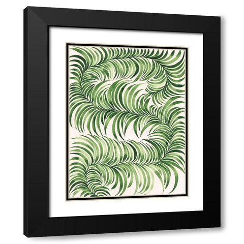 Quiet Harmony III Black Modern Wood Framed Art Print with Double Matting by Moore, Regina