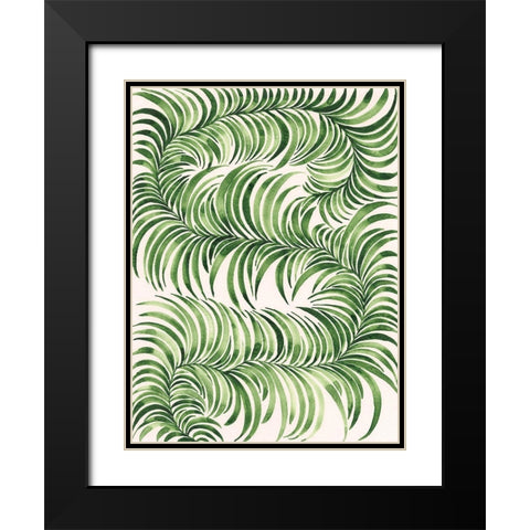 Quiet Harmony III Black Modern Wood Framed Art Print with Double Matting by Moore, Regina