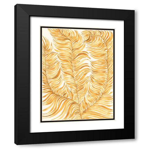 Quiet Harmony IV Black Modern Wood Framed Art Print with Double Matting by Moore, Regina
