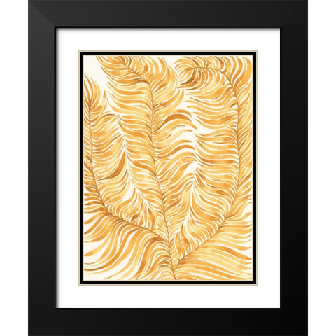 Quiet Harmony IV Black Modern Wood Framed Art Print with Double Matting by Moore, Regina
