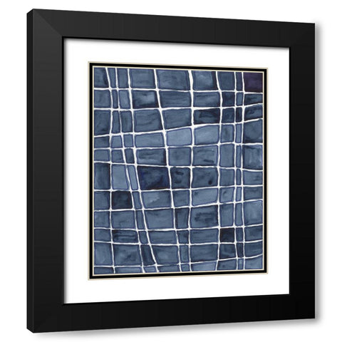 Square Bluff I Black Modern Wood Framed Art Print with Double Matting by Moore, Regina