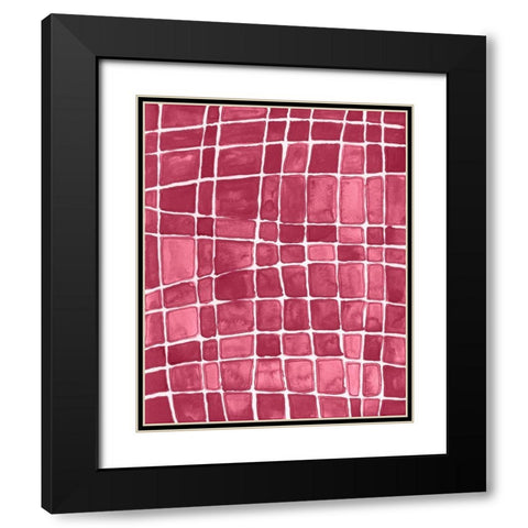 Square Bluff III Black Modern Wood Framed Art Print with Double Matting by Moore, Regina