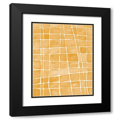 Square Bluff IV Black Modern Wood Framed Art Print with Double Matting by Moore, Regina