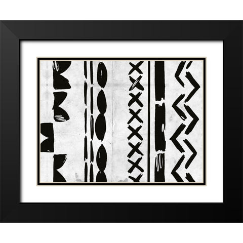 Becoming One I Black Modern Wood Framed Art Print with Double Matting by Wang, Melissa