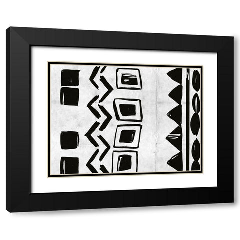 Becoming One II Black Modern Wood Framed Art Print with Double Matting by Wang, Melissa