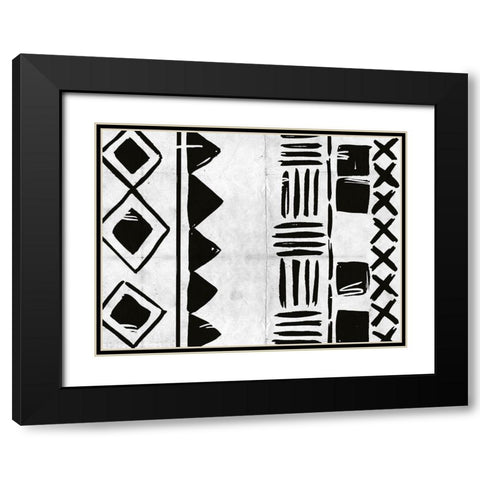Becoming One III Black Modern Wood Framed Art Print with Double Matting by Wang, Melissa