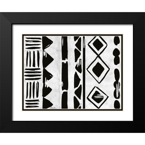 Becoming One IV Black Modern Wood Framed Art Print with Double Matting by Wang, Melissa