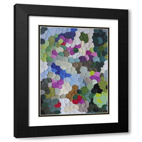 Monaco Hill Garden Black Modern Wood Framed Art Print with Double Matting by Good, Coco