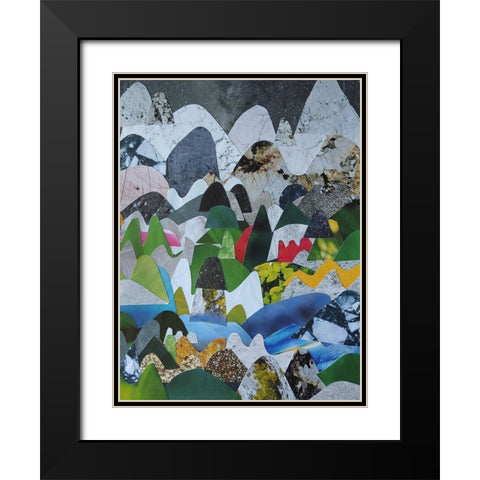 High Sierras Black Modern Wood Framed Art Print with Double Matting by Good, Coco