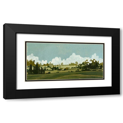 Lush Summer III Black Modern Wood Framed Art Print with Double Matting by Caroline, Emma