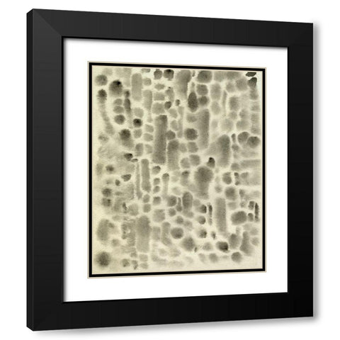 Watercolor Metric II Black Modern Wood Framed Art Print with Double Matting by Caroline, Emma