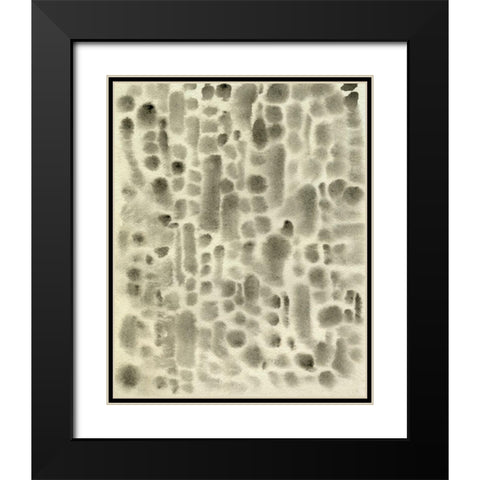 Watercolor Metric II Black Modern Wood Framed Art Print with Double Matting by Caroline, Emma