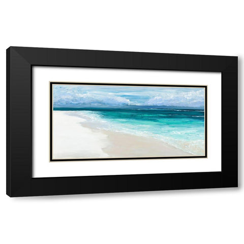 Bahama Storm Black Modern Wood Framed Art Print with Double Matting by Wilkins, Suzanne