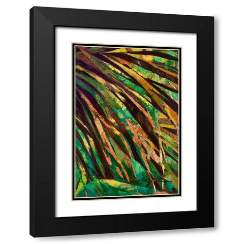 Las Palmas I Black Modern Wood Framed Art Print with Double Matting by Wilkins, Suzanne