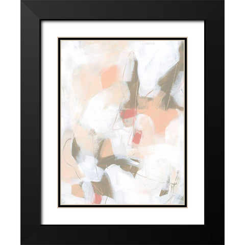 Sand Story I Black Modern Wood Framed Art Print with Double Matting by Vess, June Erica