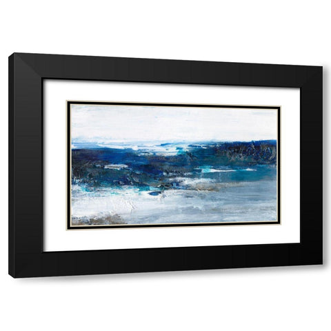 Mysterious Sea II Black Modern Wood Framed Art Print with Double Matting by Bramma, Lila