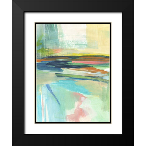 Radiant Horizon II Black Modern Wood Framed Art Print with Double Matting by Warren, Annie