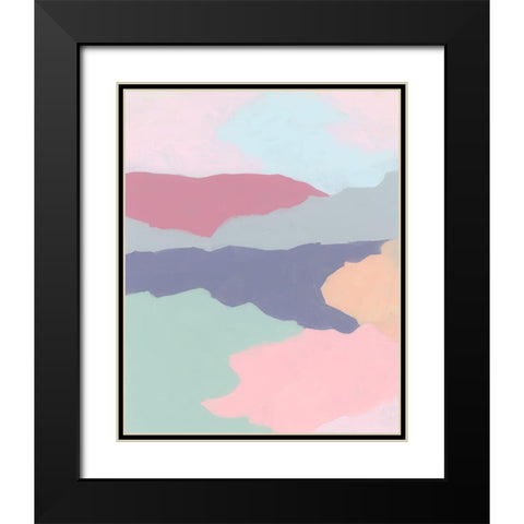 Desert Prism II Black Modern Wood Framed Art Print with Double Matting by Vess, June Erica