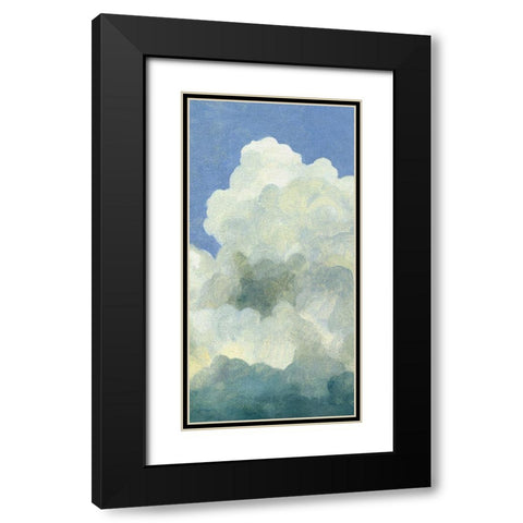 Cumulus Tower III Black Modern Wood Framed Art Print with Double Matting by Caroline, Emma