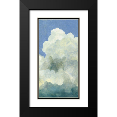 Cumulus Tower III Black Modern Wood Framed Art Print with Double Matting by Caroline, Emma