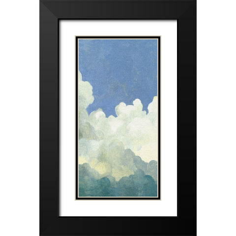 Cumulus Tower IV Black Modern Wood Framed Art Print with Double Matting by Caroline, Emma