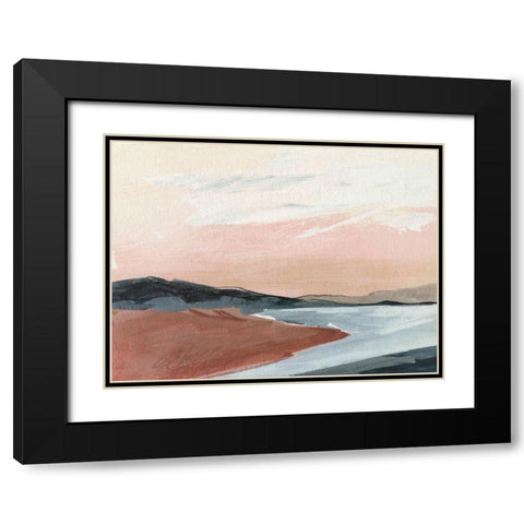 Paynes Coast I Black Modern Wood Framed Art Print with Double Matting by Parker, Jennifer Paxton
