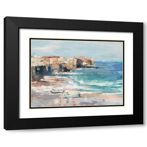 Sea Cliff Study I Black Modern Wood Framed Art Print with Double Matting by Harper, Ethan