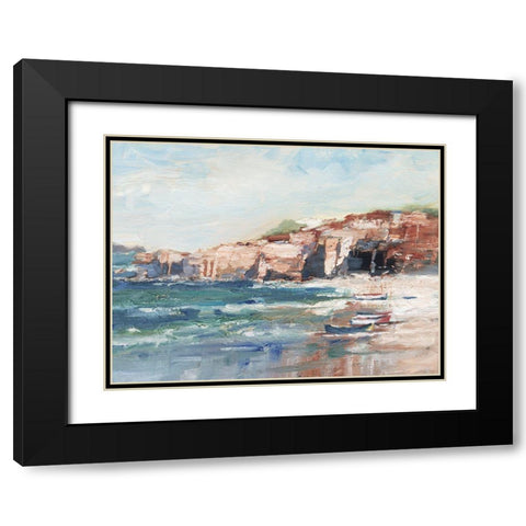 Sea Cliff Study II Black Modern Wood Framed Art Print with Double Matting by Harper, Ethan