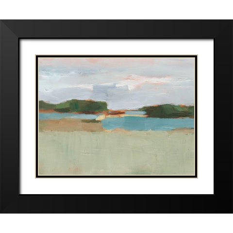 High Noon Vista Study I Black Modern Wood Framed Art Print with Double Matting by Harper, Ethan