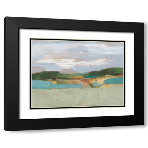 High Noon Vista Study II Black Modern Wood Framed Art Print with Double Matting by Harper, Ethan