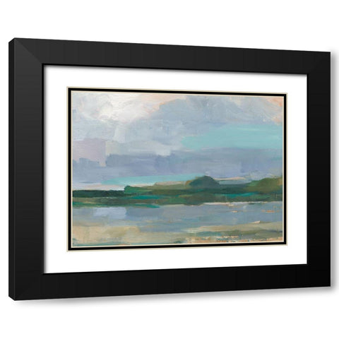 Twilight Vista Study I Black Modern Wood Framed Art Print with Double Matting by Harper, Ethan