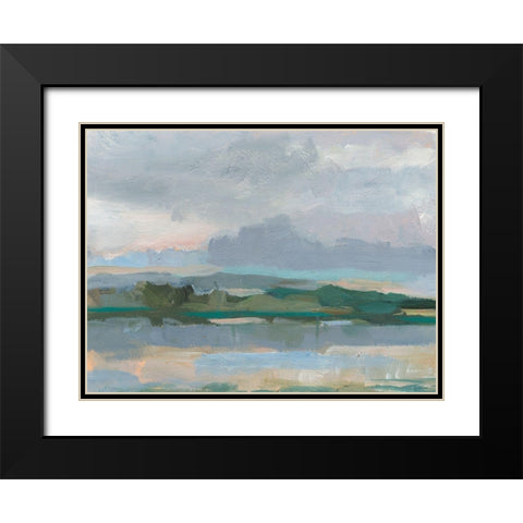 Twilight Vista Study II Black Modern Wood Framed Art Print with Double Matting by Harper, Ethan