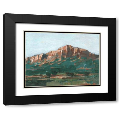 Heading West II Black Modern Wood Framed Art Print with Double Matting by Harper, Ethan