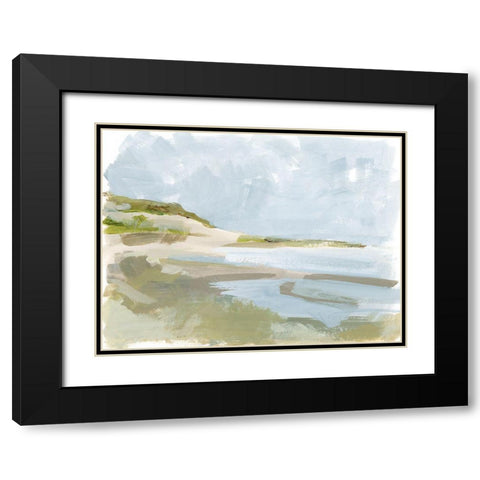 Sea Cove Impression II Black Modern Wood Framed Art Print with Double Matting by Barnes, Victoria