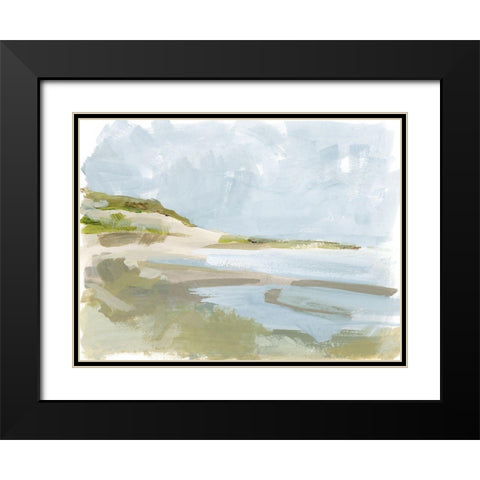 Sea Cove Impression II Black Modern Wood Framed Art Print with Double Matting by Barnes, Victoria