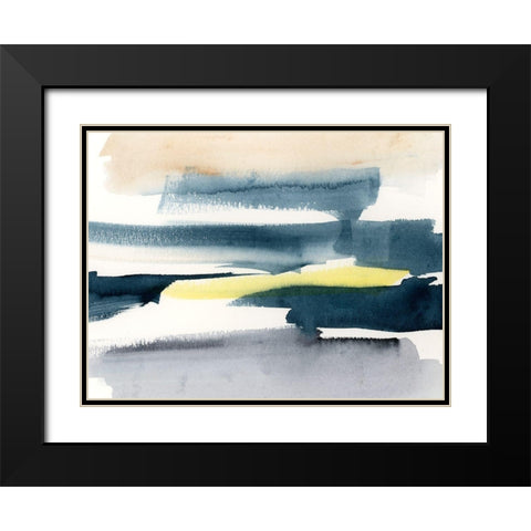 Peeking Sunshine III Black Modern Wood Framed Art Print with Double Matting by Barnes, Victoria