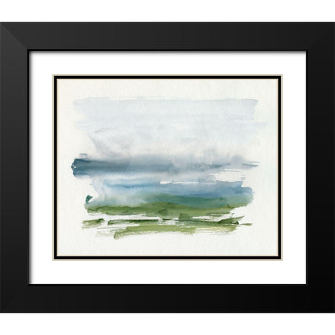 Coastline Splash III Black Modern Wood Framed Art Print with Double Matting by Barnes, Victoria