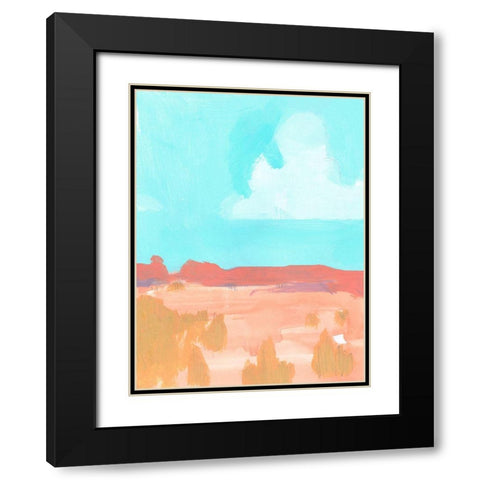 Wide Open Spaces I Black Modern Wood Framed Art Print with Double Matting by Green, Jacob
