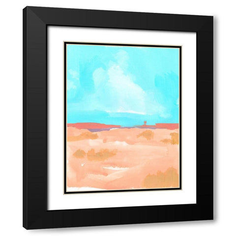 Wide Open Spaces II Black Modern Wood Framed Art Print with Double Matting by Green, Jacob