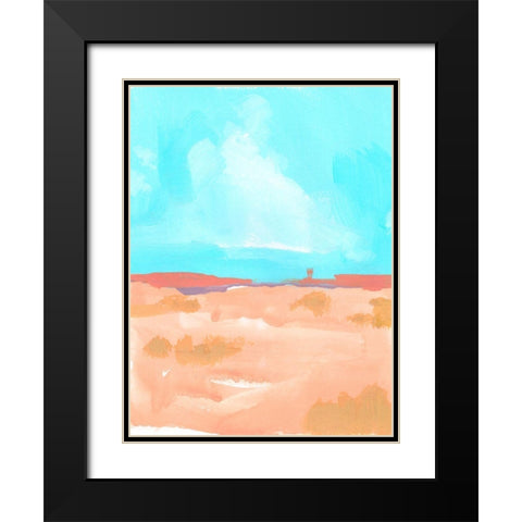 Wide Open Spaces II Black Modern Wood Framed Art Print with Double Matting by Green, Jacob